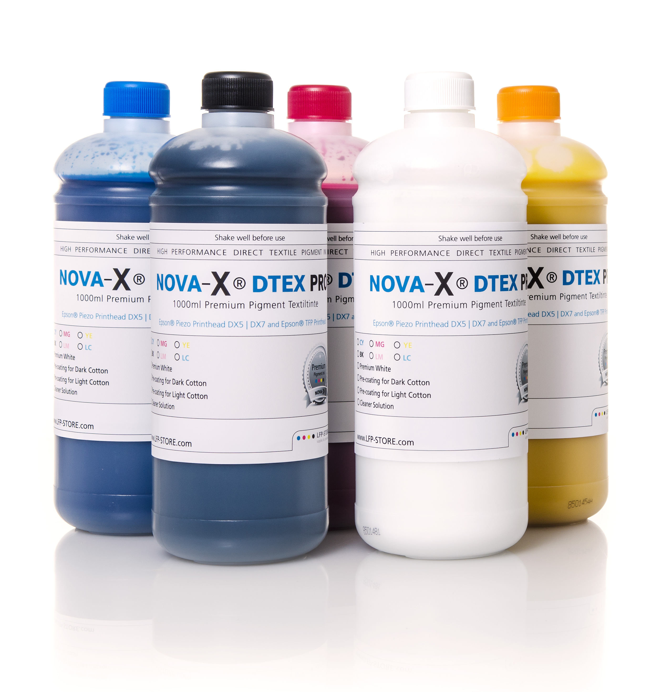 NOVA-X® DTEX PRO | 1L | Pigment Textiltinte | T-Shirtdruck | Textildruck