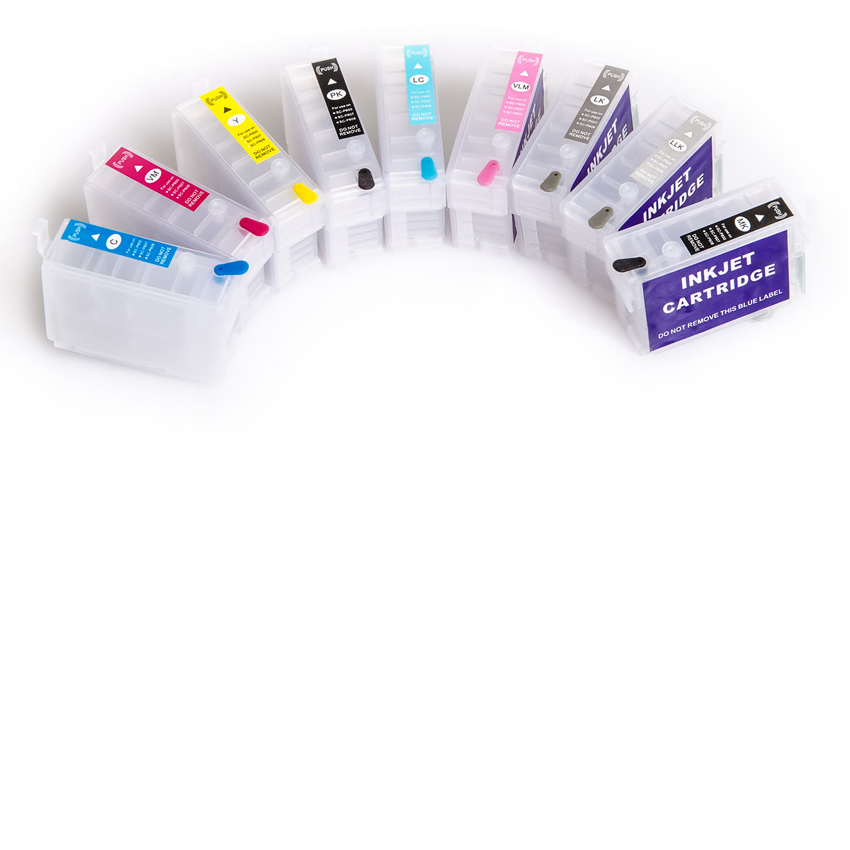 9x Refill Cartridges for Epson SureColor SC-P600 | Auto Reset Chip