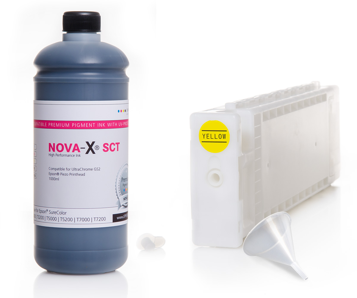 All Inclusive Set | 1L Tinte NOVA-X®SCT | kompatibel SureColor T3000 T5000 T7000
