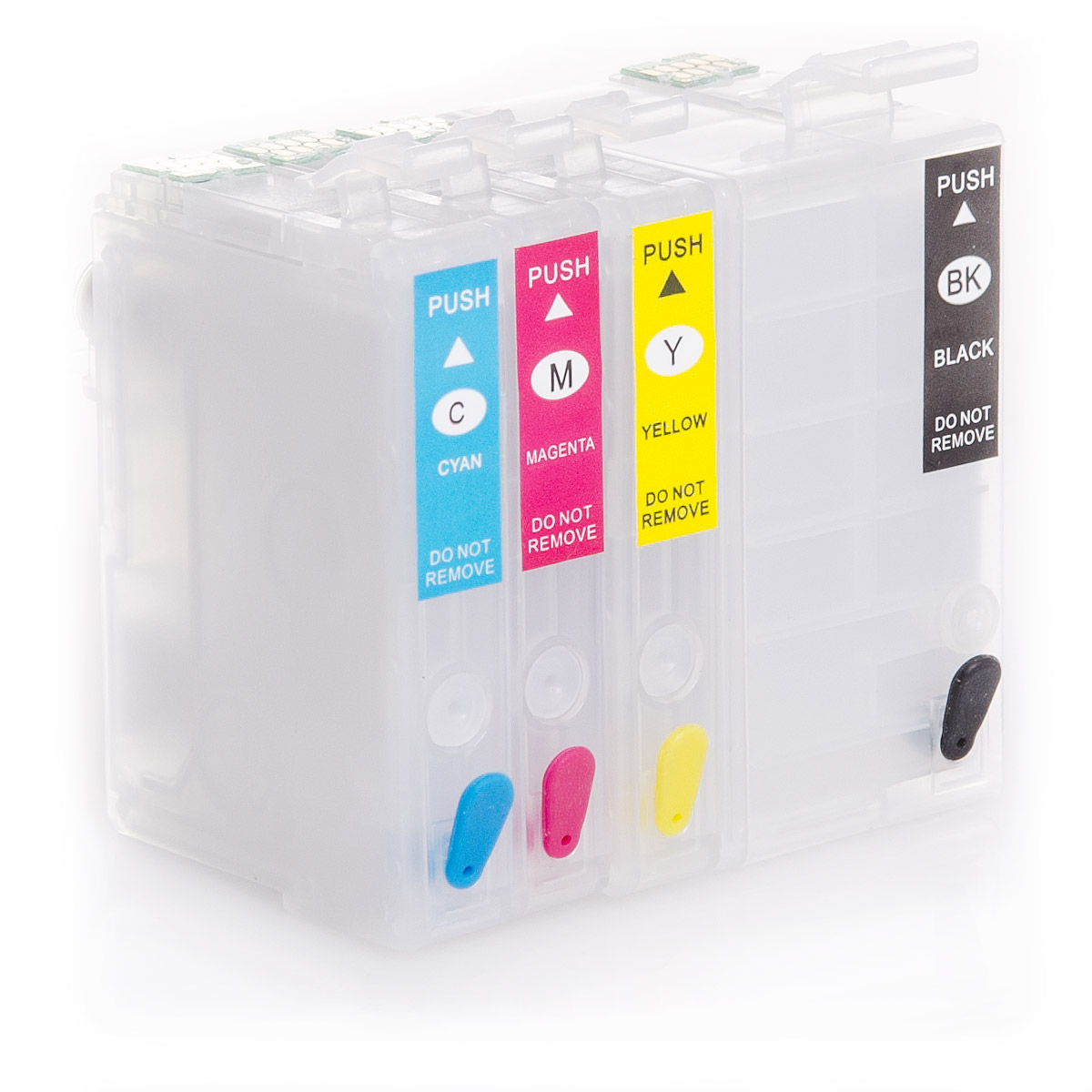 4x refill cartridges for Epson Workforce WF-7110 compatible