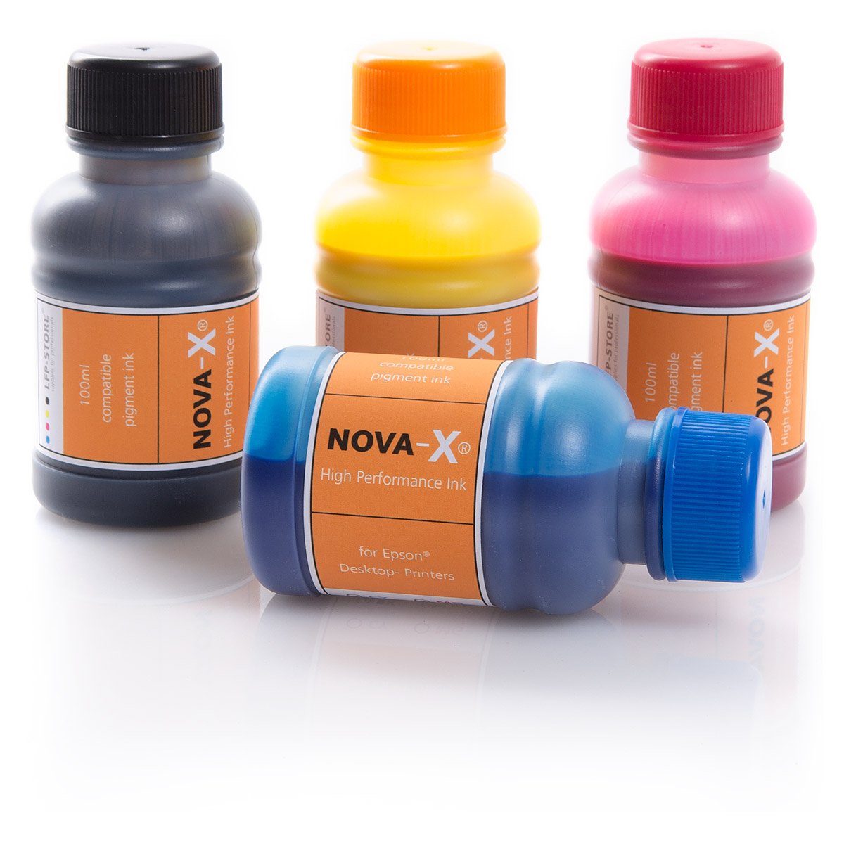 Tintenset | NOVA-X® WF | 4x100ml | kompatibel für Epson Workforce