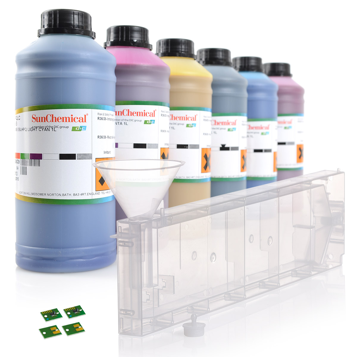 6c Starterset | Streamline® SS21 | für Mimaki® JV33|CJV30|JV5| m. Permanent Chip