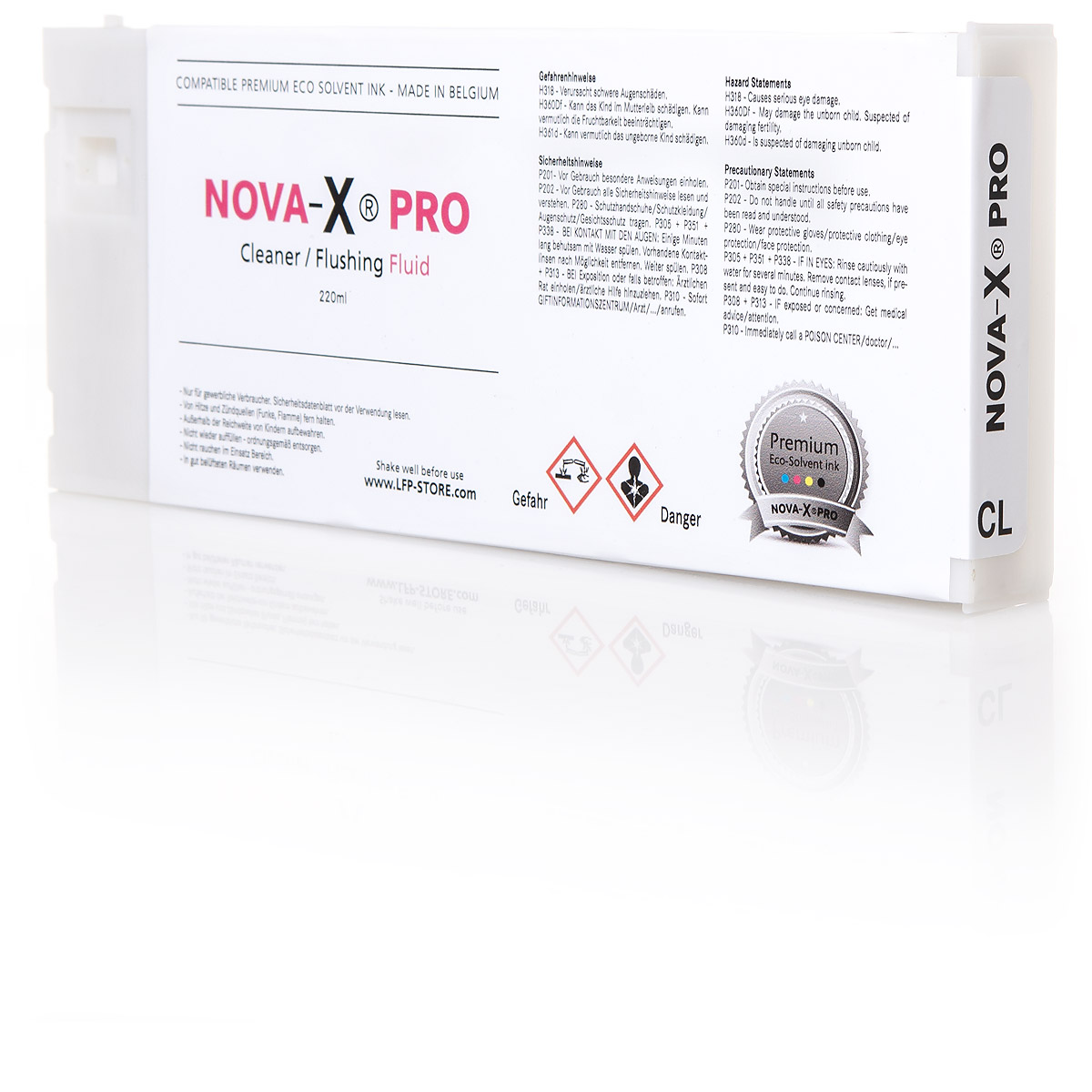 220ml Reinigungskartusche NOVA-X® PRO ohne Chip für Roland® Mimaki®