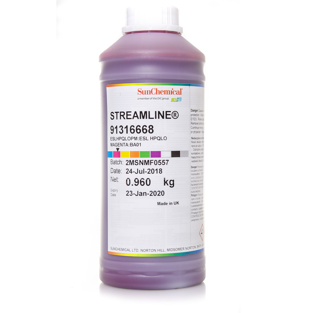 1L Streamline® ESL HPQLO | for Mutoh® | Premium ink from SunChemical®